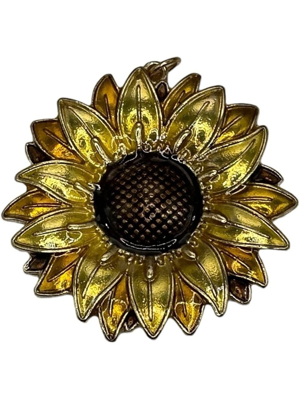 Sunflower Pendant Multicolored - Fun Costume Jewelry NEW!